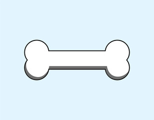 illustration vector of dog bone