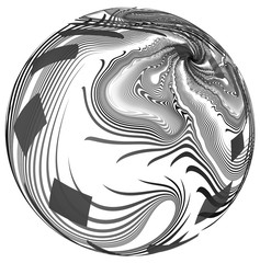 Abstract fractal illustration for creative design