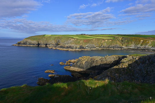 The coastline at Kilmurrin in Ireland.