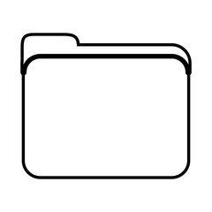 documents folder icon over white background. vector illustration