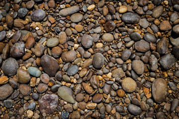 Natural river stone background