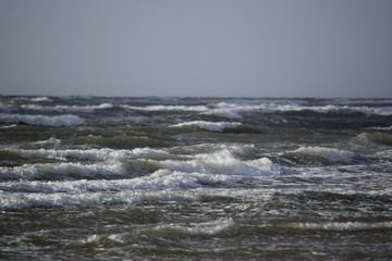 Abendspaziergang an der Nordseeküste, stille Momente