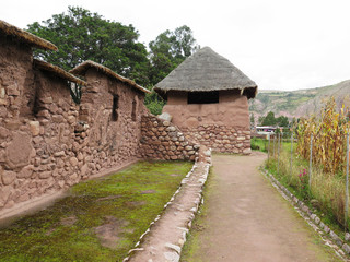 Fototapeta na wymiar Ancient inca walls in Cusco