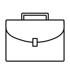 briefcase icon over white background. vector illustration