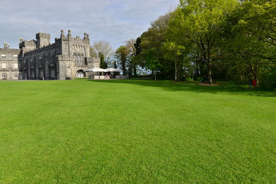 Kilkenny Castle in Ireland in Springtime