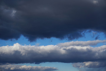 Fototapeta premium cloud on the sky background, storm cloud accumulating in sky