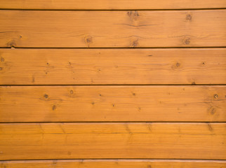 The wood plank texture background. Brown wooden wall made from lots of boards. part of the wall made of wooden logs.