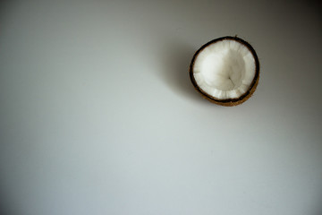 coconuts isolated on the white background
