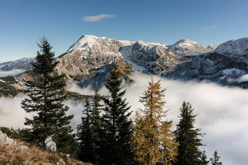 View from on Jenner mountain, Berchtesgaden, Germany