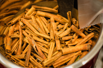 Cinnamon sticks spice