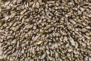 Stack of fire wood