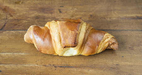 traditional french croissant