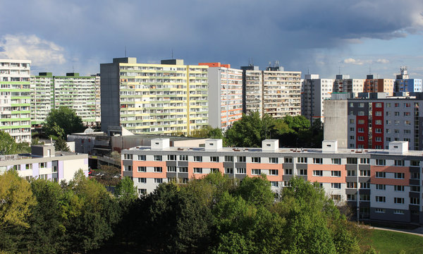 Blocks of flats in Bratislava - Petržalka
