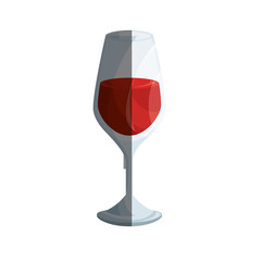 Delicious wine cup icon vector illustration graphic design