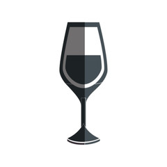 Delicious wine cup icon vector illustration graphic design