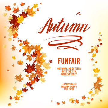 Autumnl leaves poster