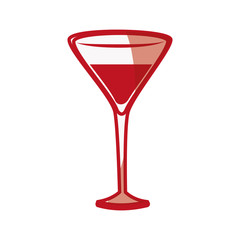 Delicious wine cup icon vector illustration graphic design