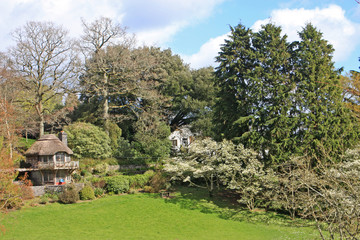 Cottage in a garden