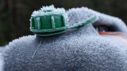 Frostiger Kanister