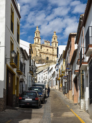 Naklejka premium Spanien - Andalusien - das weiße Dorf Olvera