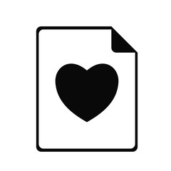 love letter icon over white background. vector illustration