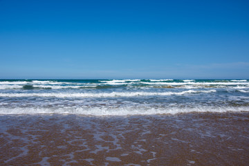 Fototapeta na wymiar The coast of Spain in the south of the Costa Blanca