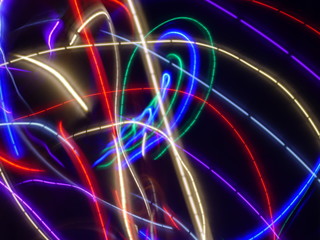 Obraz premium Lightpaintig lines