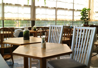 Modern and Simple Style Interior of a Relaxing Corner with Sunlight 
