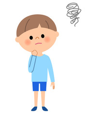 男の子　困る