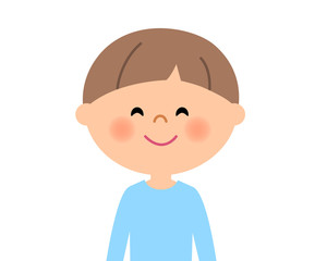男の子　笑顔