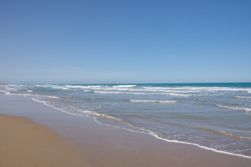 The coast of Spain in the south of the Costa Blanca