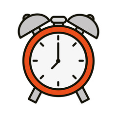 Bells Alarm clock icon vector illustration graphic design