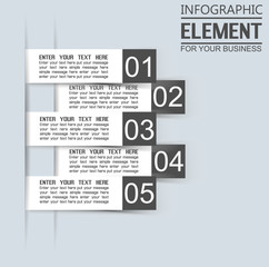 ELEMENT FOR INFOGRAPHIC  TEMPLATE GEOMETRIC FIGURE STIKER THIRD EDITION BLACK