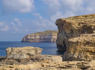 Dwejra Bay nach dem Kollaps des 