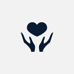 Heart icon simple illustration