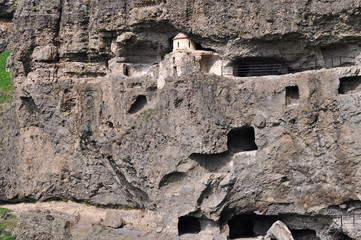 Vanis Kvabebi cave monastery in Georgia
