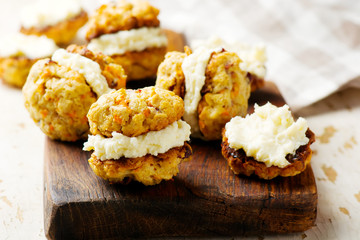carrot cake cookies..style rustic