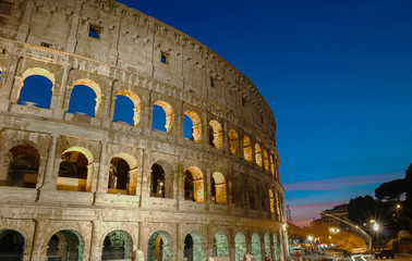 Fototapeta premium The famous Colosseum in Rome, Italy.