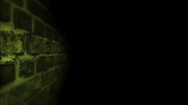 Go along the wall in the dark.