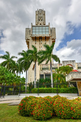 Fototapeta premium The Embassy of Russia in Havana, Cuba