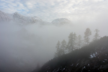View from on Jenner mountain, Berchtesgaden, Germany