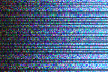 design element.  digital noise. digital color glitch vector pattern