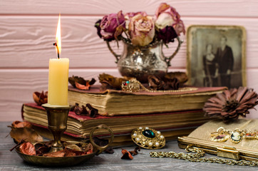 Beautiful still life in vintage style