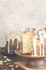 Homemade panettone