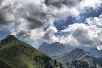 Fototapeta na wymiar Dolomiti Vall di Fasa