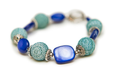 Elegant jewellery isolated on the whtie background