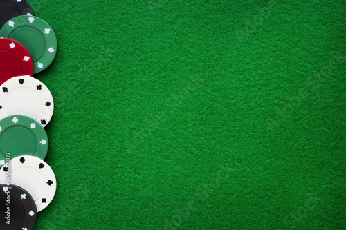 poker table green felt