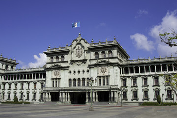 Fototapeta na wymiar National Palace of Guatemala.
