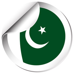 Flag icon design for Pakistan