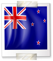 Icon design for flag of New Zealand